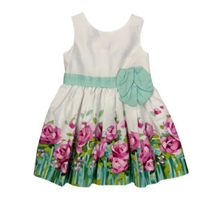 Vestido cenefa flores
