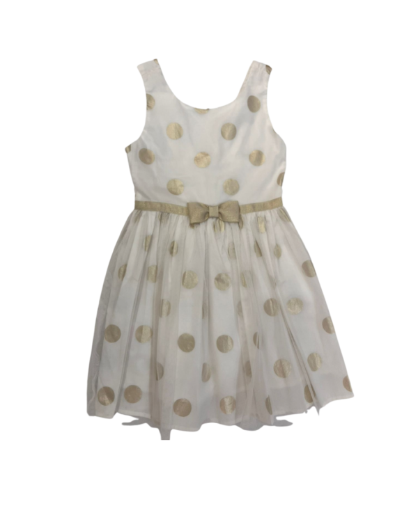 Vestido bolas doradas
