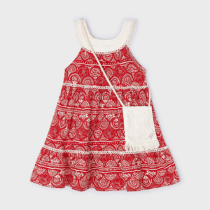 Vestido guipur bolsa