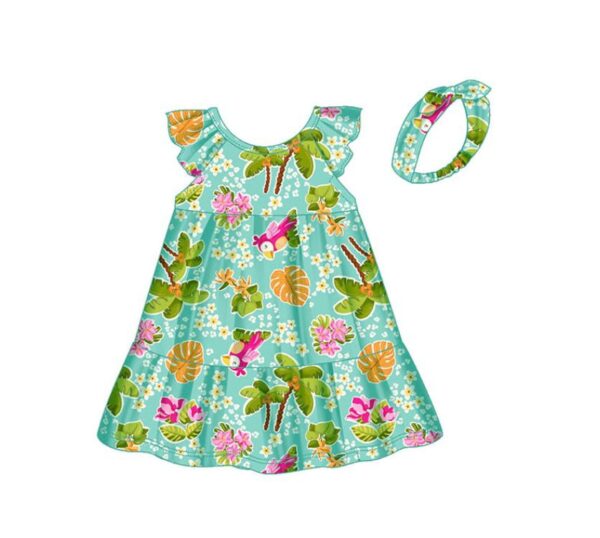 Batita estampado palmas