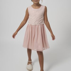Vestido tul bordado