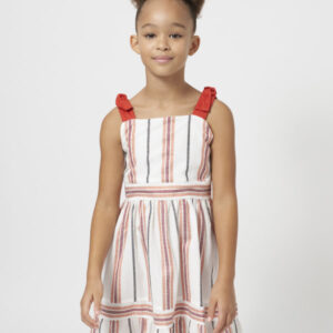 Vestido rayas tirantes