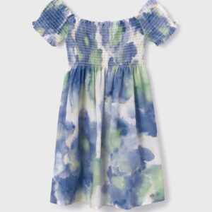 Vestido manchas punto smock