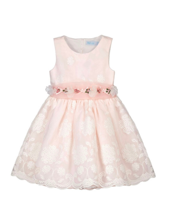Vestido organza bordado Abel y Lula