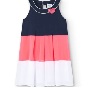 Vestido tricolor