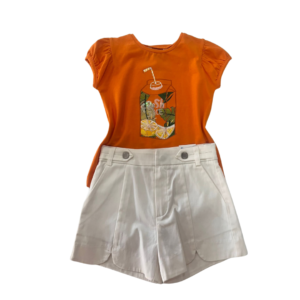 Conjunto short blusa popote