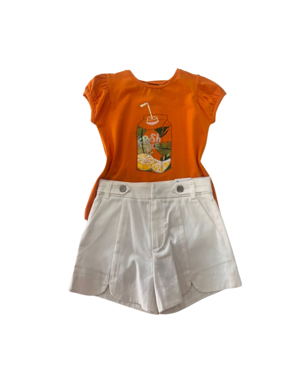Conjunto short blusa popote