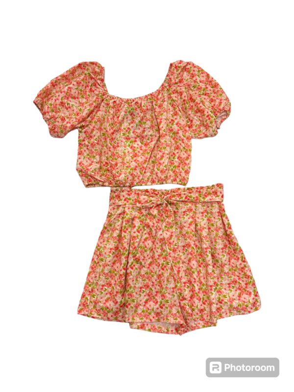 Conjunto short y top florecitas - Imagen 2