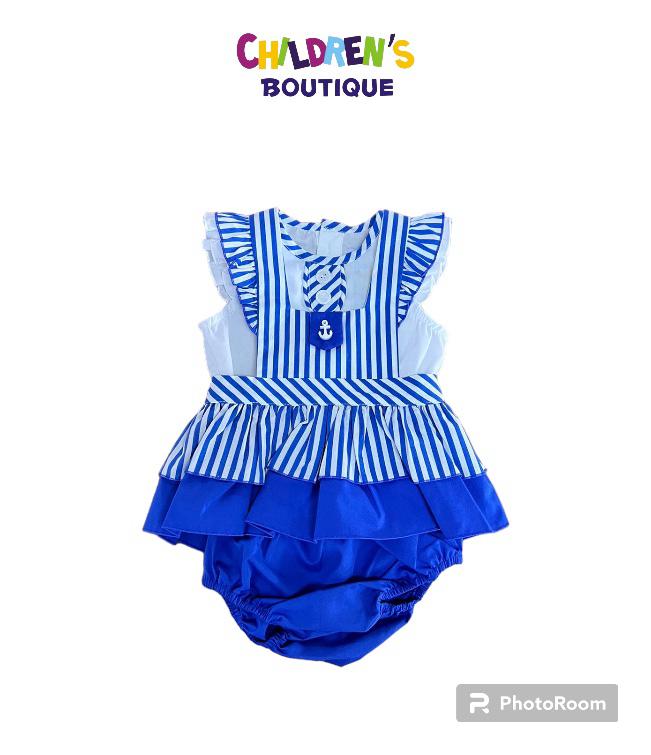 Batita con blusa ancla y calzón