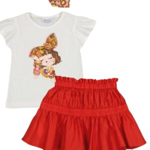 Conjunto falda, Blusa tiara