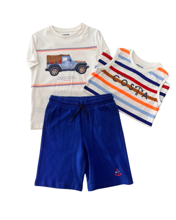 Conjunto short 3 pzas