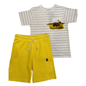Conjunto short platera rayas jeep