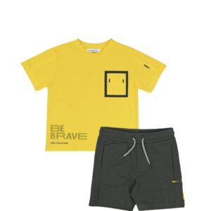 Conjunto short, playera brave