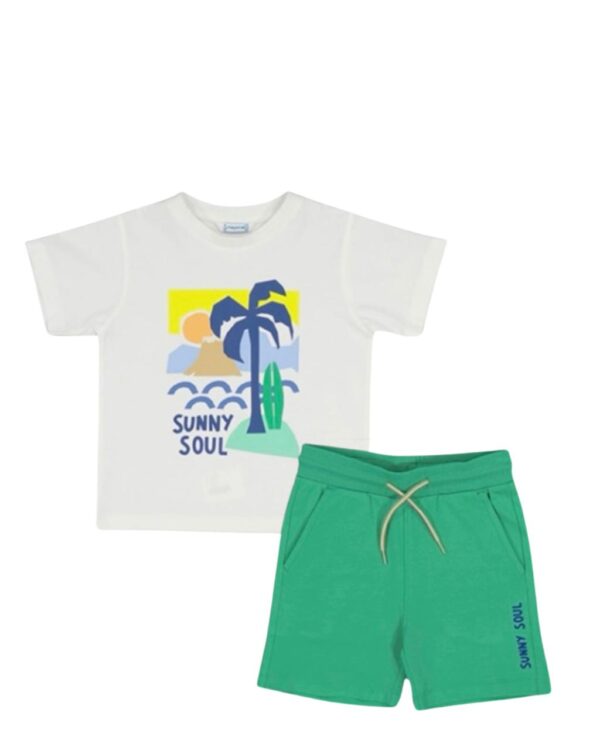 Conjunto short, playera sunny soul