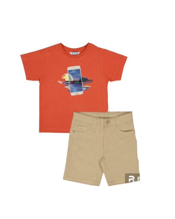 Conjunto short, playera celular