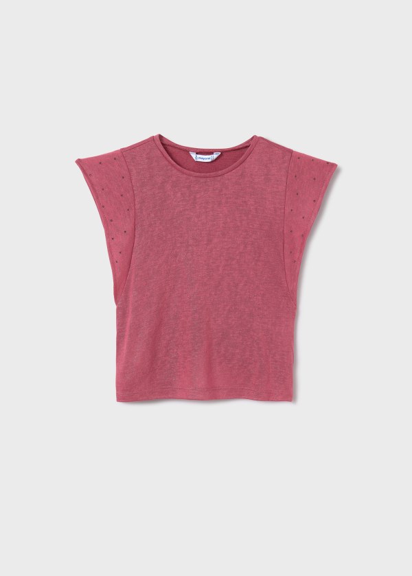Blusa con tachuelas mangas