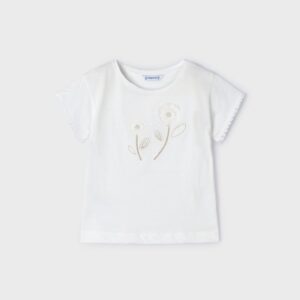 Blusa flores bordadas