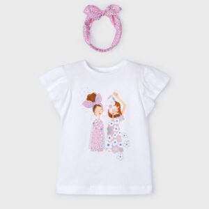 Blusa estampada con tiara