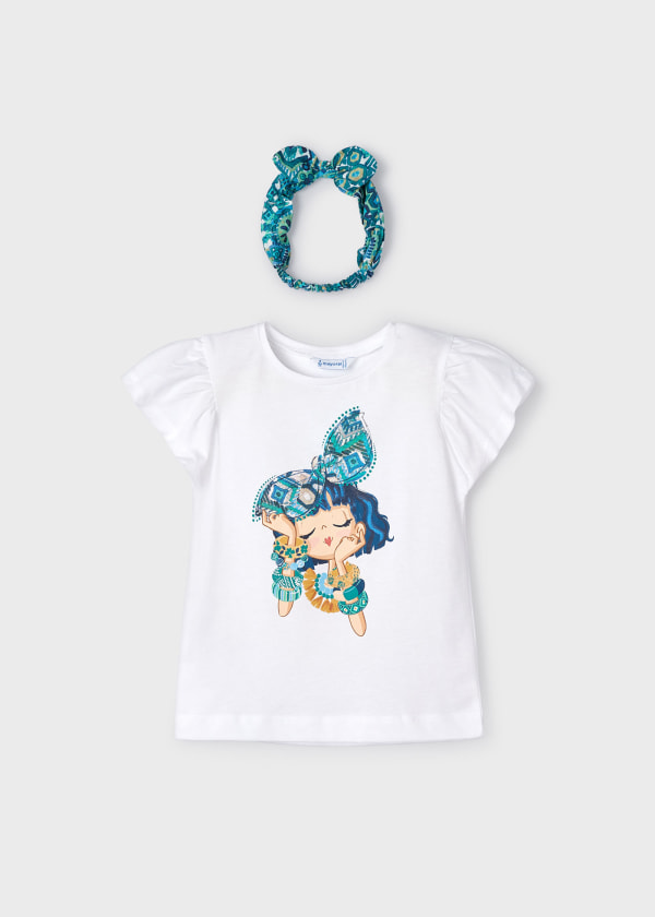 Blusa estampada con tiara - Imagen 2