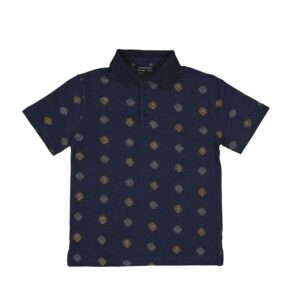 Playera polo estampado