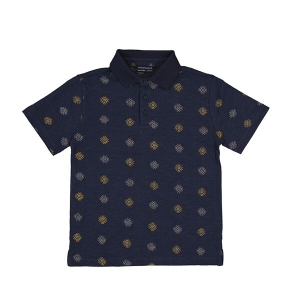 Playera polo estampado
