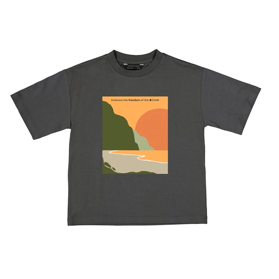 Playera cuadro paisaje - Imagen 2