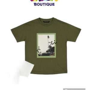 Playera cuadro palma