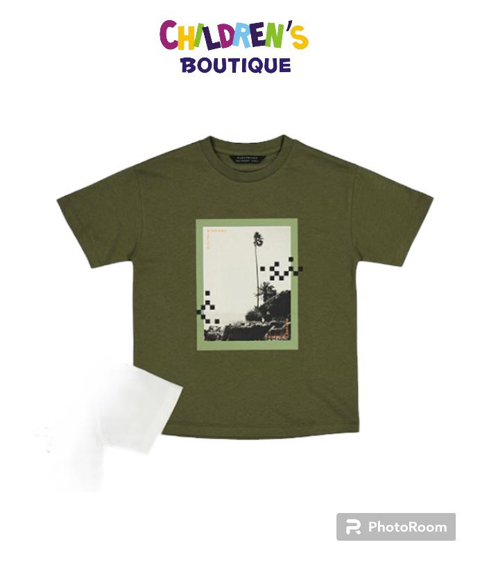 Playera cuadro palma