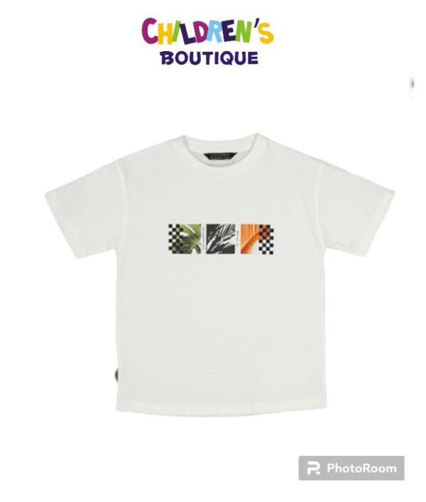 Playera cuadros palmas - Imagen 2