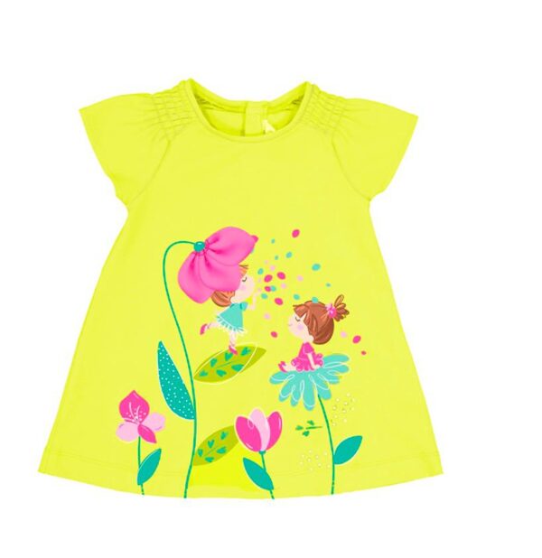 Vestido tallos flores