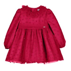 Vestido tul florecitas