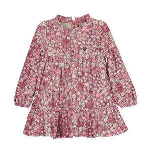 Vestido terciopelo florecitas