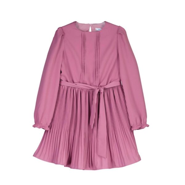 Vestido olán plisado