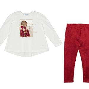 Conjunto leggins terciopelo