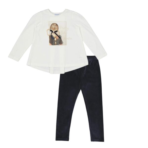 Conjunto leggins terciopelo