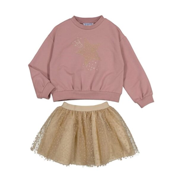 Conjunto falda tul puntos - Imagen 2
