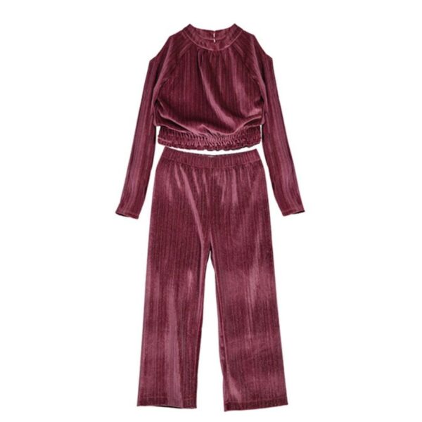 Conjunto pantalón terciopelo