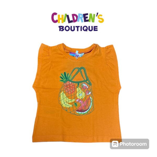 Blusa con  bolsa frutas