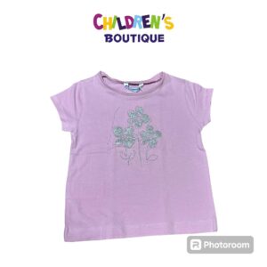 Blusa flores brillos