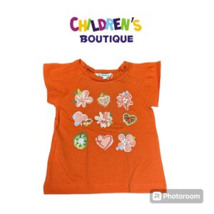 Blusa fresas y flores