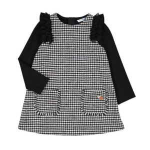 Vestido pata gallo con bolsas
