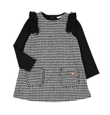 Vestido pata gallo con bolsas