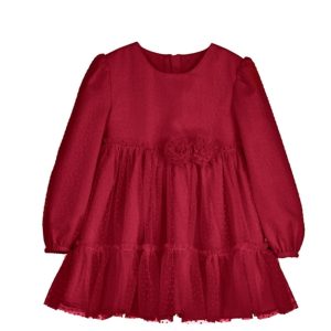 Vestido tul puntos