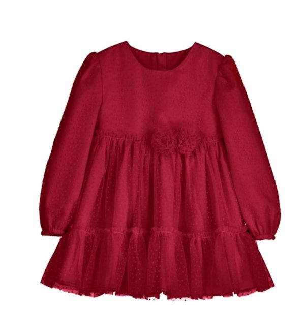 Vestido tul puntos