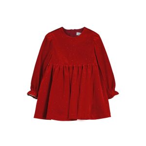 Vestido terciopolelo brillo