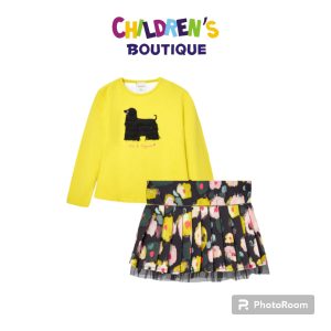 Conjunto falda estampado