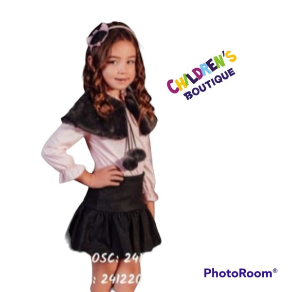 Conjunto de falda y blusa (sin capa)