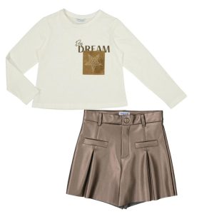 Conjunto short pu b/dream