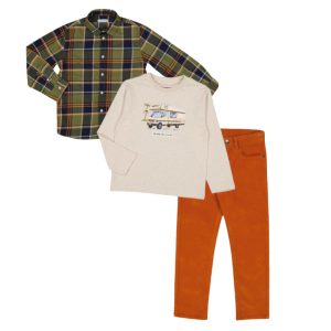 Conjunto pantalón micropana 3 pzas