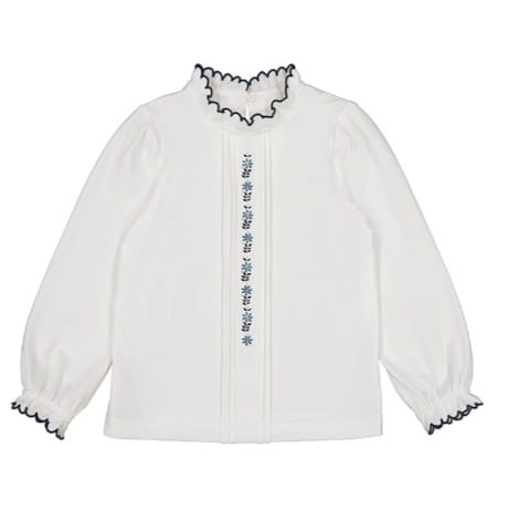 Blusa camisera bordada